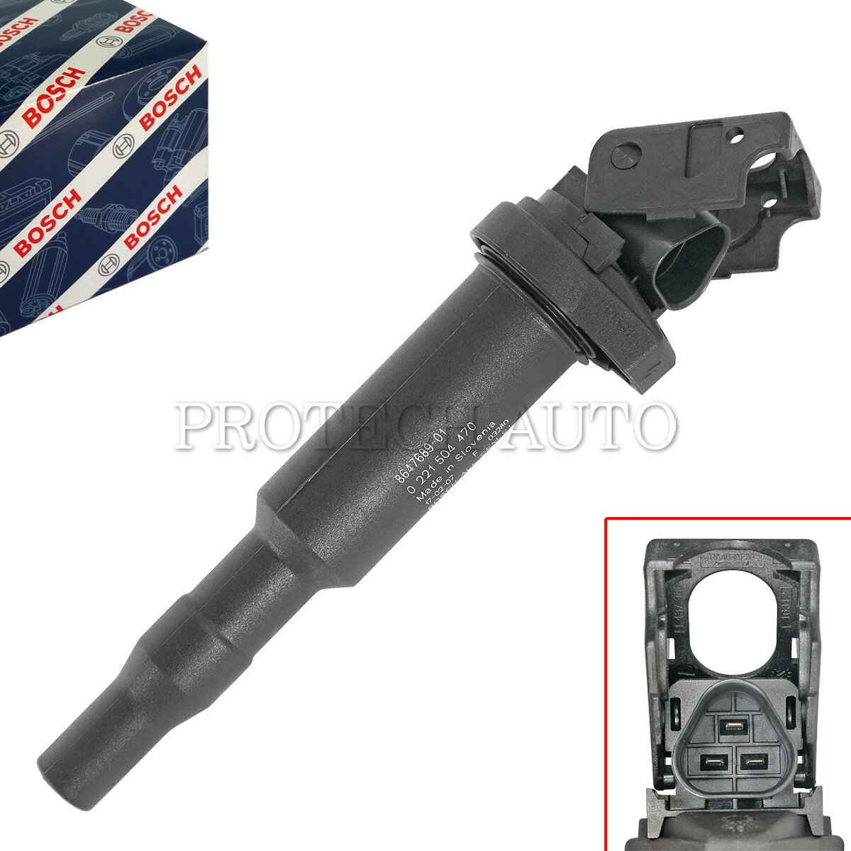 BOSCH製 BMW MINI ミニ R56 R55 R57 イグニッションコイル N12エンジン用 12137594937 12138657273 12137562744 12137571643 ワン One クーパー Cooper【あす楽対応】