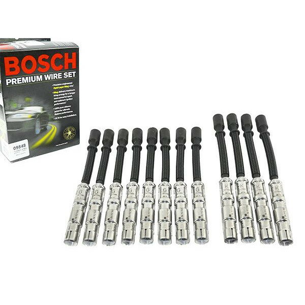 BOSCH製 ベンツ W220 W210 W211 W203 M112 V6 エンジン用 プラグコード一台分(12本) 1121500118 1121500218 09848【あす楽対応】