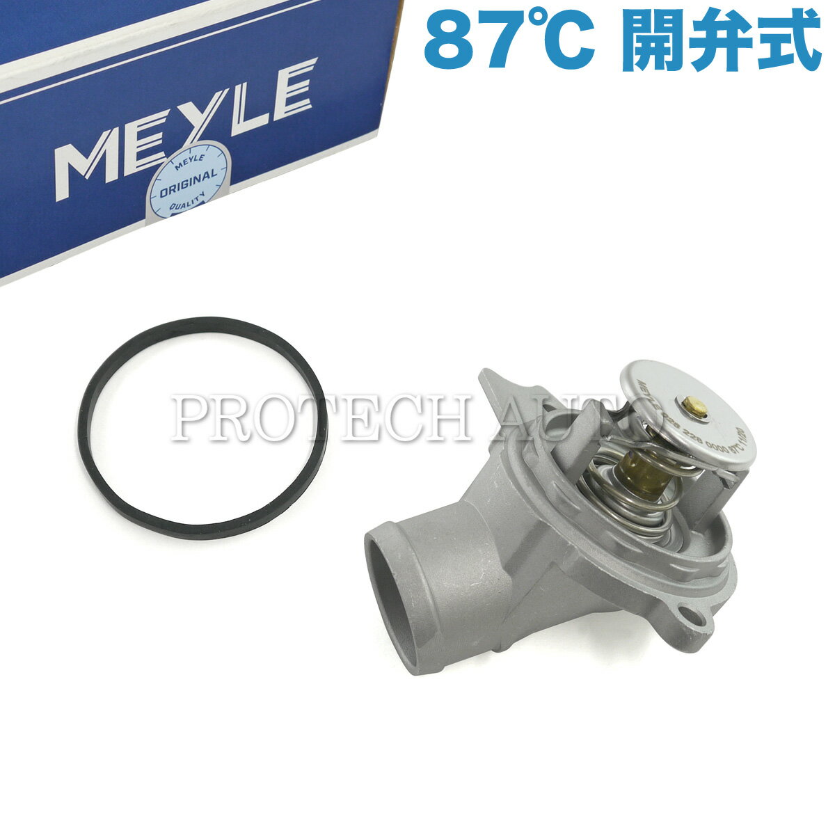 MEYLE製 ベンツ C208 A208 C209 A209 W163 W164 CLK240 CLK320 CLK55AMG ML320 ML350 ML430 ML500ML55AMG サーモスタット/サーモスタッド ガスケット付き 87℃ 開弁式 1122030275 1122000015【あす楽対応】