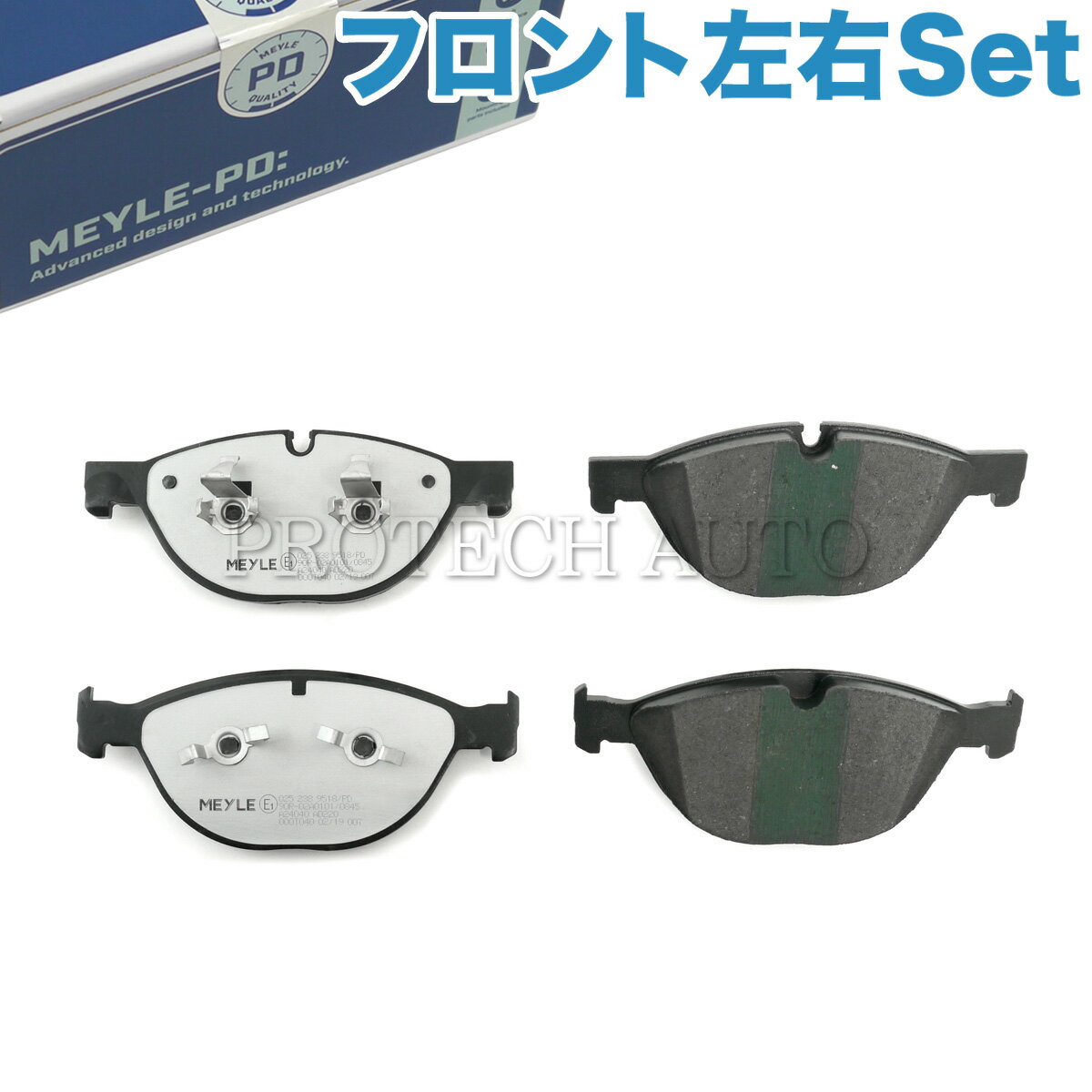 MEYLE製 JAGUAR ジャガー XF X250 XJ X351 XK/XKR X150 フロント ブレーキパッド/ディスクパッド 左右セット PD.ver C2D3801