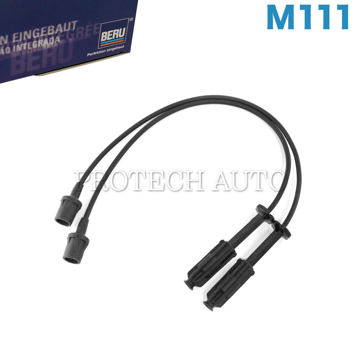 純正OEM BERU製 ベンツ W208 W163 W638 CLK200 ML230 V200 V230 プラグコード 一台分 M111 エンジン用 2021...