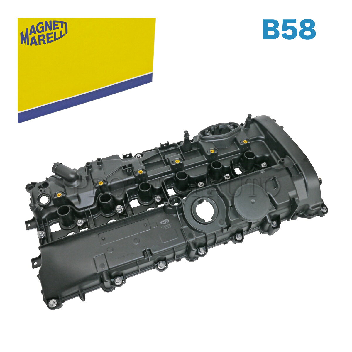 MAGNETI MARELLI製 BMW G30 G31 G32 G11 G12 X4/G02 540i 640i 740i 740Li M40i エンジンヘッドカバー/シリンダーヘッドカバー ガスケット付き B58 エンジン用 11127645173
