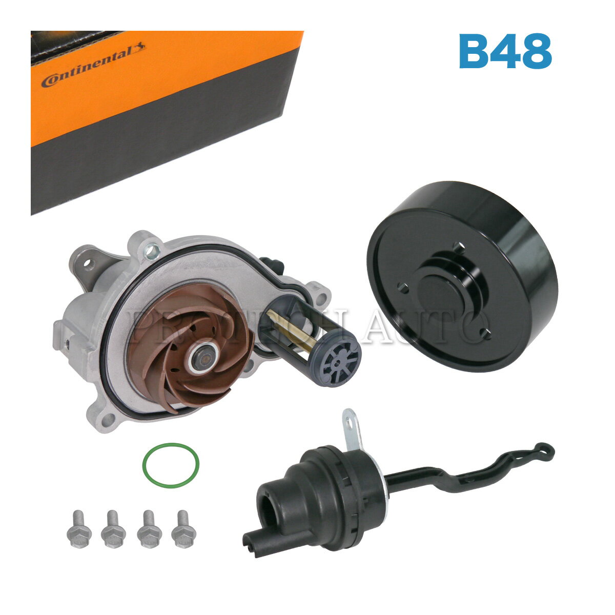 樂天商城 - 純正OEM Continental製 BMW G30 G31 X3/G01 X4/G02 523i 530i xDrive20i 30i ウォーターポンプ B48 エンジン用 11518638026 11518592238 11518575695