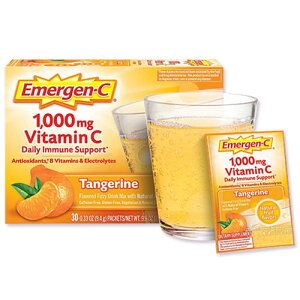 【ビタミンCドリンク】エマージェンC タンジェリン 30袋 Emergen-C 1,000mg VitaminC Tangerine