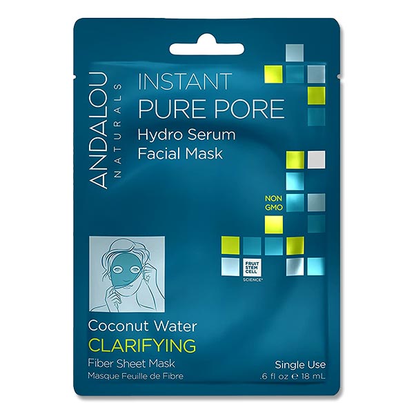 y݌ɌIz A_[i`Y CX^g sA|A Z tFCX}XN 18g (0.6oz) 6 RRibc Andalou Naturals Pure Pore Hydro Serum Facial Mask Coconut CO tFCXpbN