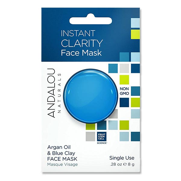 y݌ɌIz ANDALOU CX^g NeB tFCX}XN 8g(0.28oz) AKICu[NC Instant Clarity Mask Pod Argan Oil & Blue Clay Andalou Naturals CO tFCXpbN AJ ێ
