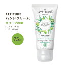 AeB`[h X[p[[uX nhN[ I[u̗t 75ml (2.5floz) ATTITUDE Super Leaves Hand Cream Olive Leaves VRR ێ 