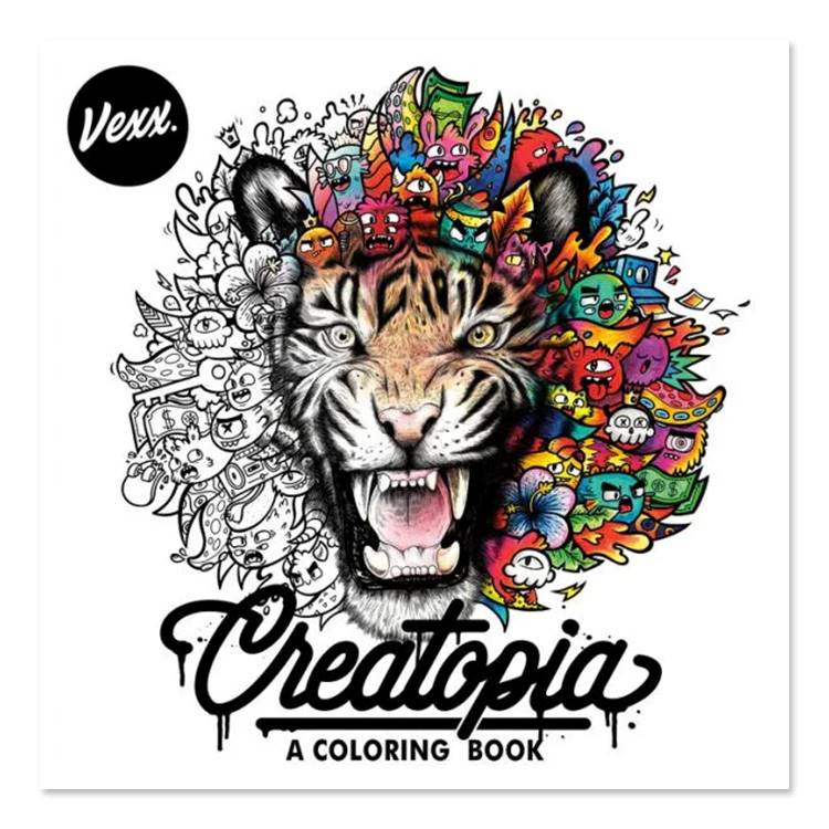 【最大10%OFFクーポン】【洋書】クリエイトピア: 塗り絵 [ヴェックス] Creatopia: A Coloring Book [Ve..