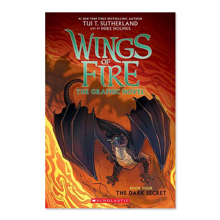【洋書】ザ・ダーク・シークレット：ウィングス・オブ・ファイア・グラフィック・ノベル #4 [トゥイ・T・サザーランド / イラスト：マイク・ホームズ] The Dark Secret: Wings of Fire Graphic Novel #4 [Tui T. Sutherland / Illustrated by Mike Holmes]