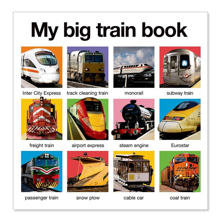 【洋書】マイビック トレイン ブック [ロジャー・プリディ] My Big Train Book [Roger Priddy] 絵本 電車