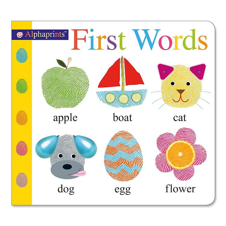 【洋書】アルファプリント ファーストワード [ロジャー・プリディ] Alphaprints First Words [Roger Priddy] 絵本 初めての言葉