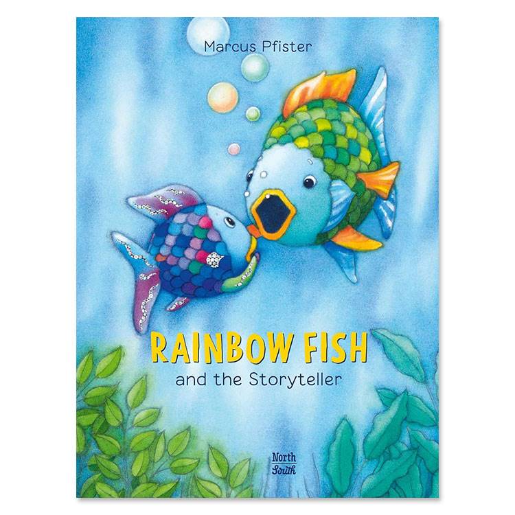 にじいろのさかな　絵本 【洋書】レインボーフィッシュとストーリーテラー [マーカス・フィスター] Rainbow Fish and the Storyteller [Marcus Pfister] 虹色の魚 語り手