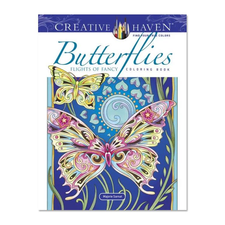 【最大10%OFFクーポン】【洋書】クリエイティブ ヘブン バタフライ 塗り絵[マージョリー・サーナット] ..