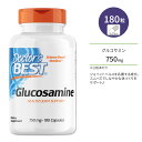 ドクターズベスト グルコサミン 750mg 180粒 カプセル Doctor's Best Glucosamine Sulfate サプリメント ジョイントサポ...