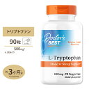 ベスト トリプトファン 500mg 90粒 Doctor's BEST（ドクターズベスト）