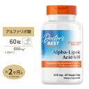 【最大10%OFFクーポン】アルファリポ酸 サプリメント 600mg 60粒 Doctor's BEST (ドクターズベスト) Best Alpha Lipoic Acid 600mg 60vcaps