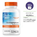 ドクターズベスト セラペプターゼ 40000SPU 90粒 ベジカプセル Doctor's Best Serrapeptase サプリメント 酵素 イガイガ 健康維持 健康サポート ディフェンスサポート 季節の変わり目