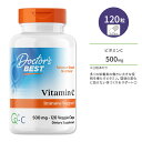 ドクターズベスト ビタミンC 500mg 120粒 ベジカプセル Doctor's Best VitaminC with Q-C 120 Veggie Caps サプリメント ビタミン Q-C配合 アスコルビン酸 健康 健康サポート 補酵素