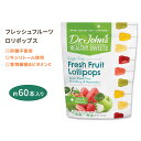 hN^[WY tbVt[c|bvX ̌` 60{ Dr.John's Fresh Fruit Tooth Shaped Lollipops sgp H@ r^~C