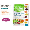 hN^[WY gsJt[c|bvX LVg[t[ I[o 14{ Dr.John's Xylitol-Free Tropical Fruit Oval Lollipops