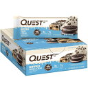 クエストニュートリション プロテインバー ディップチョコレートクッキー&クリーム 12個入り Quest: Dipped Cookies n Cream (12) 【お取り寄せ商品】【合わせて買いたい】(4)