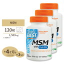 [3個セット] MSM 1500mg 120粒 タブレット Doctor's BEST （ドクターズベスト）