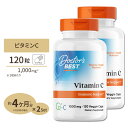 [2個セット] ビタミンC 1000mg 120粒 Doctor's BEST（ドクターズベスト）