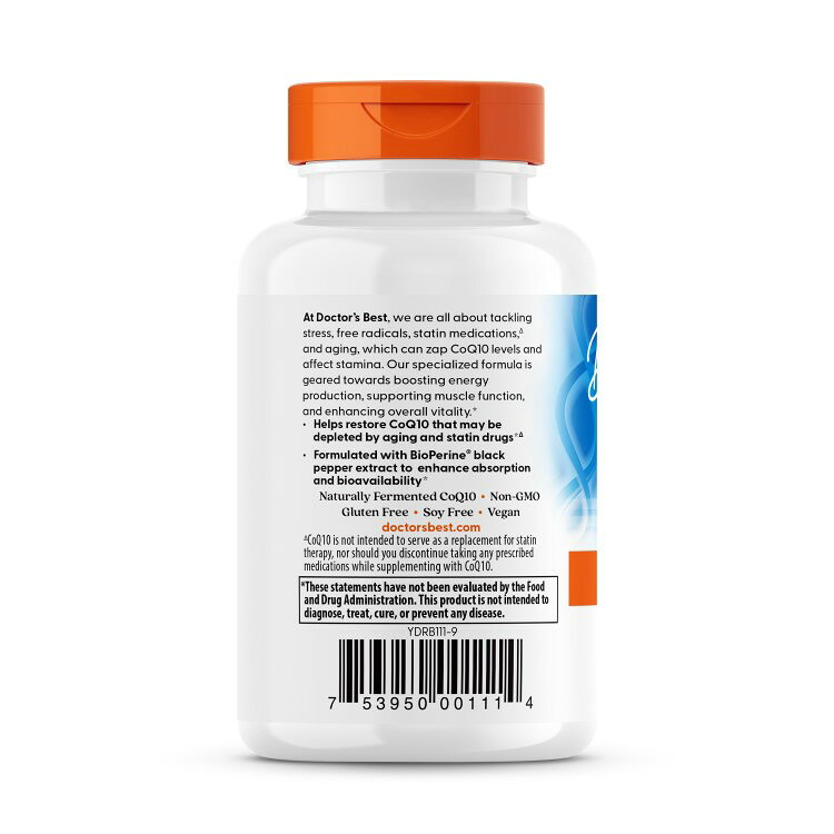 高吸収 コエンザイムQ10 CoQ10 200mg 60粒 Doctor's BEST （ドクターズベスト） Hi...