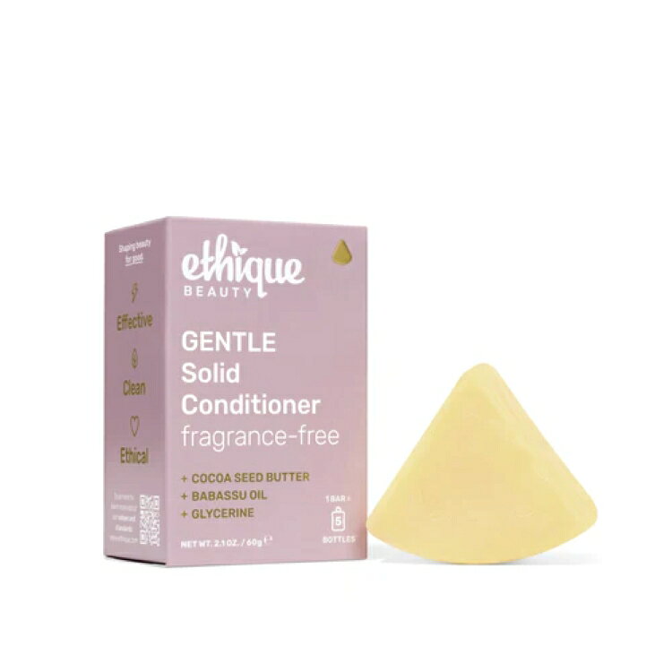其它 - エティーク ジェントル 固形コンディショナー 無香料タイプ 60g Ethique Gentle Solid Conditioner Fragrance Free 2.1 OUNCE 【お取り寄せ商品】