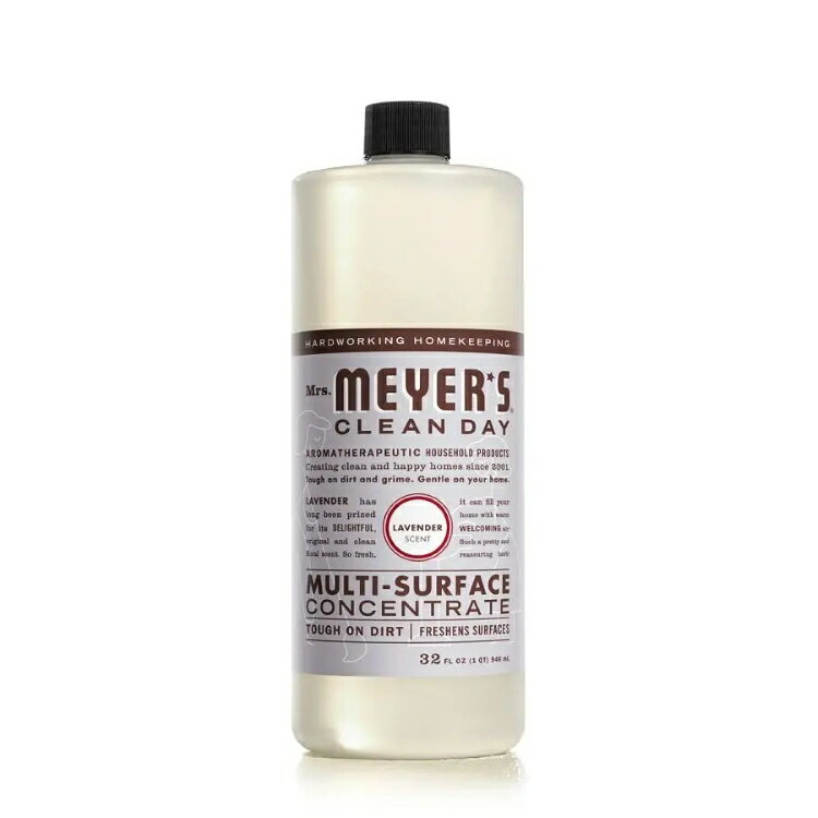 ミセスマイヤーズ クリーンデイ ラベンダー 多目的クリーナー濃縮液 946mL Mrs. Meyer's Clean Day Lavender Multi-Surface Concentrate 32 fl. oz. 