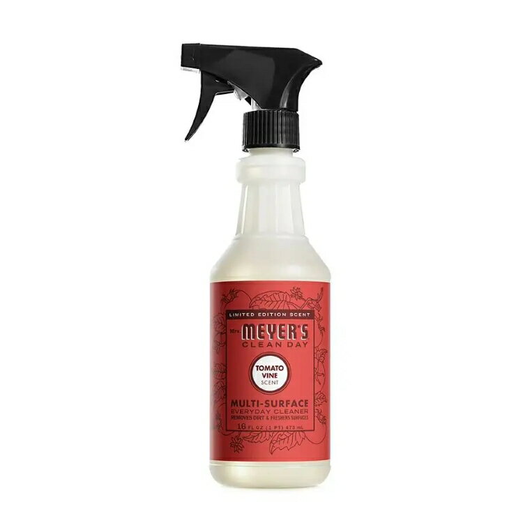 ミセスマイヤーズ クリーンデイ トマトバイン 多目的クリーナースプレー 473mL Mrs. Meyer's Clean Day Tomato Vine Multi-Surface Cleaner Sprays 16 fl. oz. 