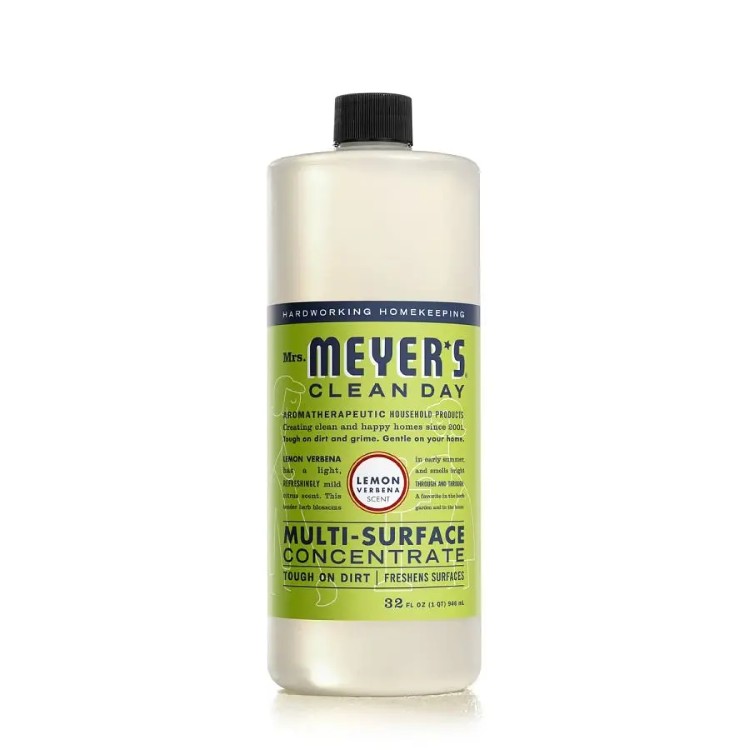 ミセスマイヤーズ クリーンデイ レモンバーベナ 多目的クリーナー濃縮液 946mL Mrs. Meyer's Clean Day Lemon Verbena Multi-Surface Concentrate 32 fl. oz. 