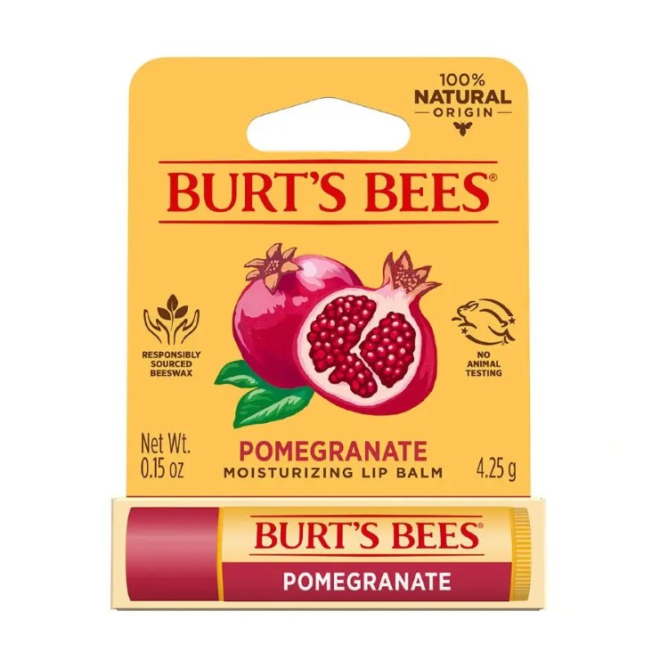 バーツビーズ ポメグラネート 約4.25g Burt's Bees Pomegranate 0.15 oz. blister box 【お取り寄せ商品】