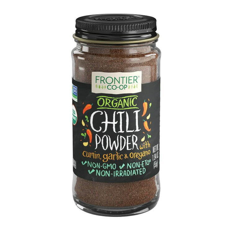 フロンティアコープ チリパウダー オーガニック 55g Frontier Co-op Chili Powder,...