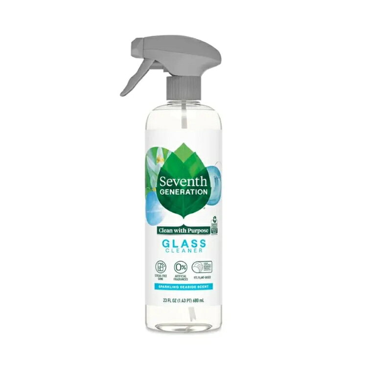 Rakuten - セブンスジェネレーション スパークリングシーサイド ガラスクリーナー 680mL Seventh Generation Sparkling Seaside Glass Cleaner 23 fl. oz. 【お取り寄せ商品】
