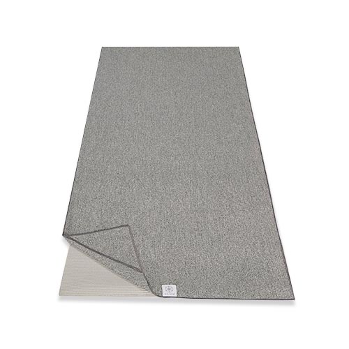 GAIAM アクティブ ドライ ヨガマット タオル グレイ ガイアムヨガ yoga フィットネス 柔軟 タオル マット Active Dry Yoga Mats Towel Grey