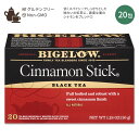 ビゲロー シナモンスティック ブラックティー 20包 36g (1.28oz) BIGELOW Cinnamon Stick Black Tea 厳選茶葉 スパイス 桂皮 ニッキ
