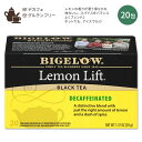 ビゲロー レモン リフト デカフェ ブラックティー 20包 38g (1.37oz) BIGELOW Lemon Lift Decaf Black Tea 厳選茶葉 カフェインレス スパイス