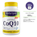 【ポイントUP 7/18~28】ヘルシーオリジンズ コエンザイム Q10 (カネカQ10) 600mg ソフトジェル 60粒 Healthy Origins CoQ10 (Kaneka Q10) ユビキノン 栄養補助食品
