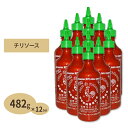 12個セット シラチャーソース 482g (17floz) フイフォンフーズインク シラチャーホットチリソース シラチャ シラチャソース シラチャホットチリソース Huy Fong Foods Inc Sriracha Hot Chili Sauce