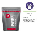 アイソピュア ゼロカーボ プロテインパウダー ストロベリー&クリーム風味 454g (1lbs) Isopure Zero Carb Whey Isolate Protein Powder Strawberries & Cream 炭水化物ゼロ 高たんぱく質