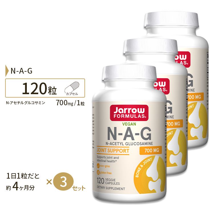 [3個セット] N-A-G　700（N-アセチルグルコサミン）　700mg　120粒