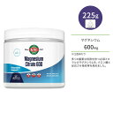 カル クエン酸マグネシウム 600mg パウダー 225g (7.9oz) KAL Magnesium Citrate ActivMix Instant Powder サプリ マグネシウム ミネラル ヘルスケア 体づくり 健康サポート ボーンヘルス 健骨サポート 粉末