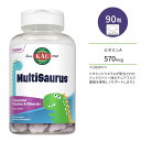 カル キッズ マルチビタミン 90粒 チュアブル ミックスベリー味 KAL MultiSaurus Kids Multivitamin Mixed Berry 90 Chewable サプリ マルチサウルス ヘルスケア ビタミン ミネラル