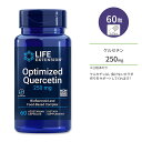 ライフエクステンション ケルセチン 250mg ベジタリアンカプセル 60粒 Life Extension Optimized Quercetin 60 vegetarian capsules フラボノイド 元気 めぐり