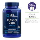 ライフエクステンション イノシトール 1000mg 360粒 ベジタリアンカプセル Life Extension Inositol Caps vegetarian capsules サプリ..