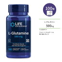 CtGNXeV L-O^~ 500mg xWJvZ 100 Life Extension L-Glutamine vegetarian capsules A~m  ؓ g[jO