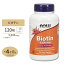 ʥա ӥ ץ 5000mcg 120γ NOW Foods Biotin ٥ץ ӥߥH 120ʬ