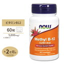 メチルB-12（ビタミンB12）トローチ 5000mcg 60粒 NOW Foods(ナウフーズ)