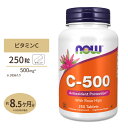 ナウフーズ　ビタミンC-500 with ローズヒップ 500mg 250粒 NOW Foods